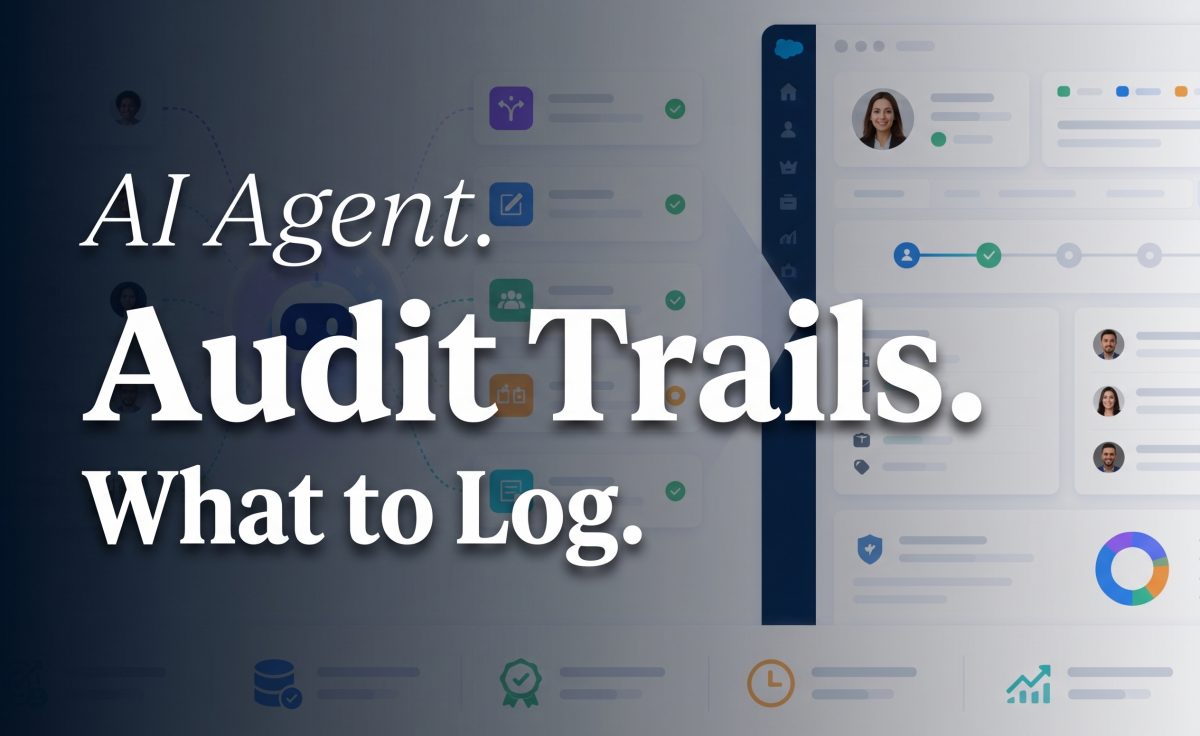 AI agent audit trails cover