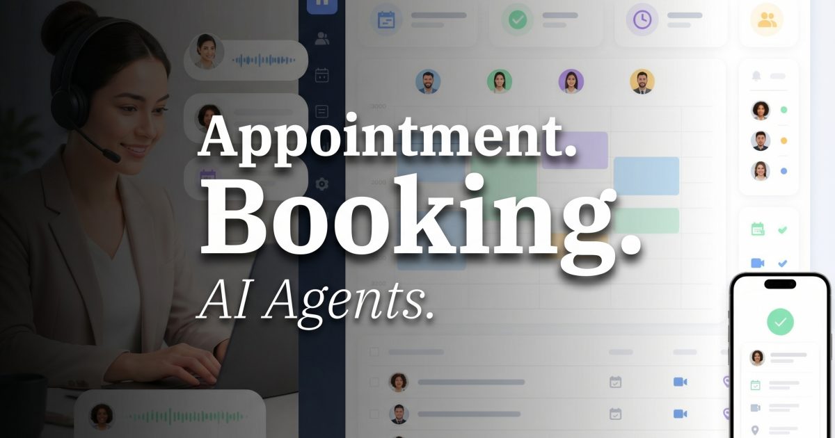 AI Agents for Appointment Booking: 6 Smart Scheduling Workflows