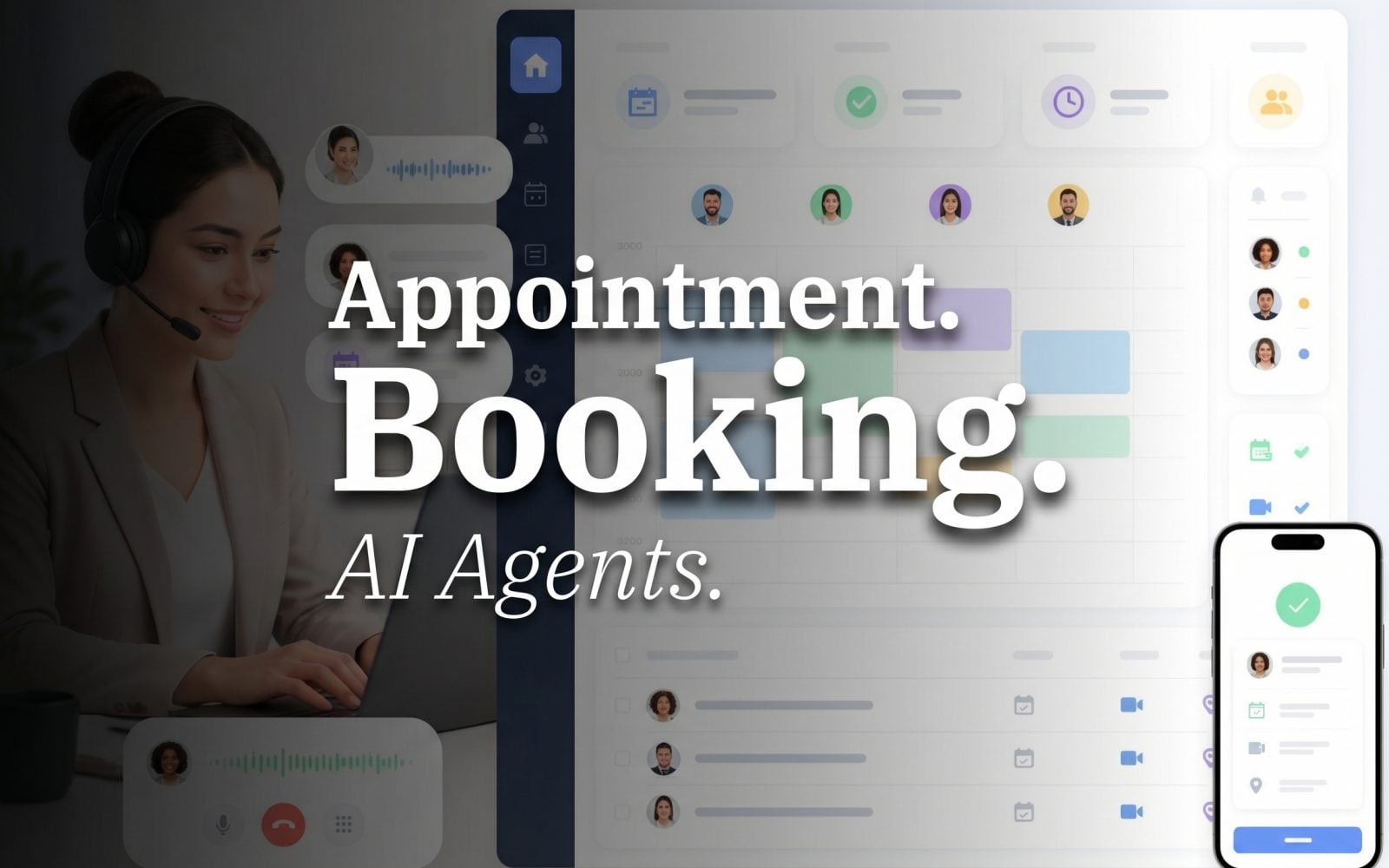 AI agents for appointment booking cover