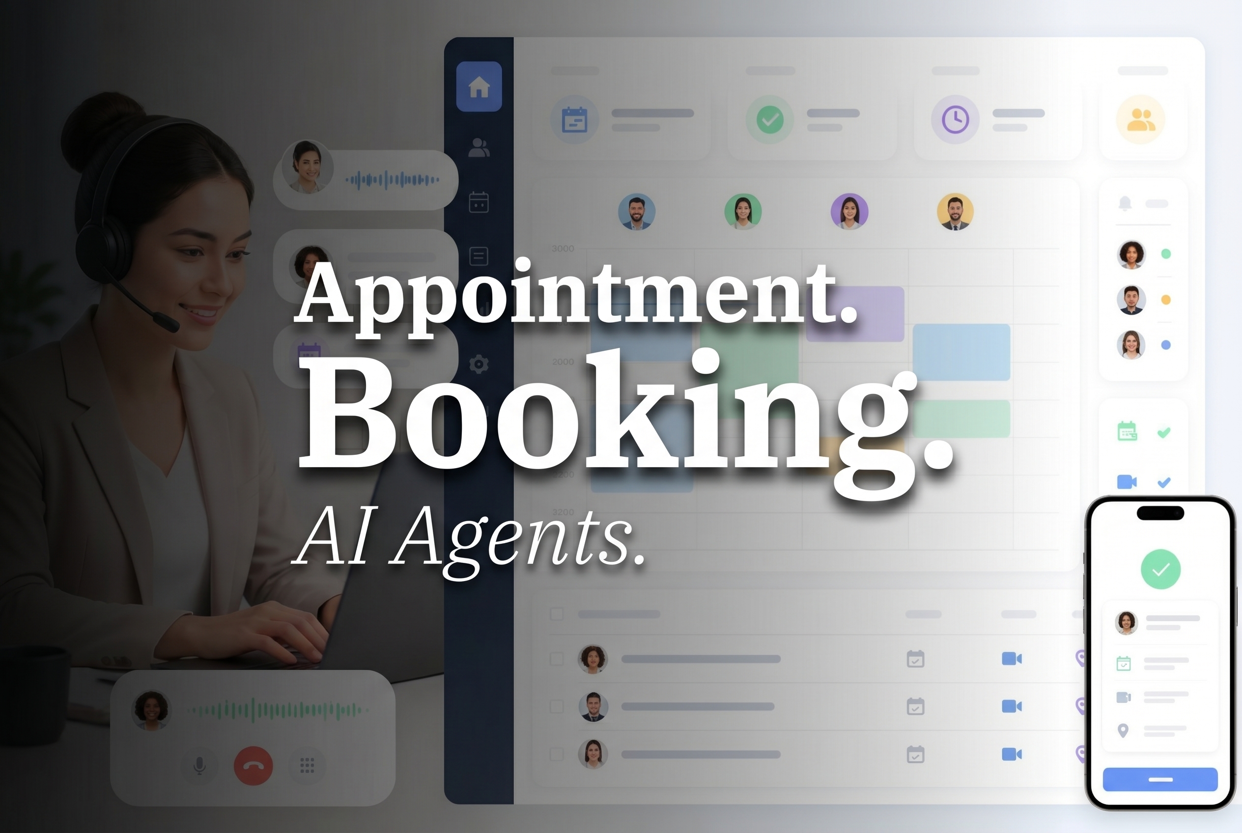 AI agents for appointment booking cover