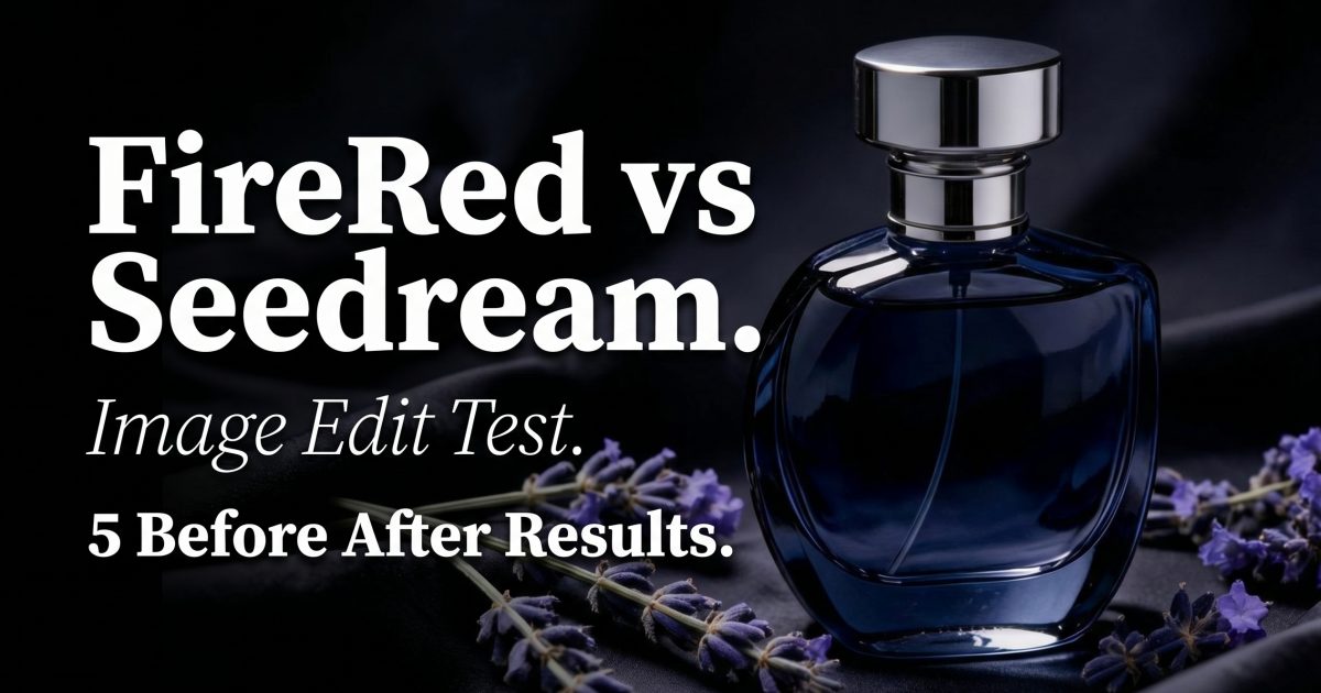 FireRed Image Edit vs Seedream V5 Lite: 5 Before and After Tests