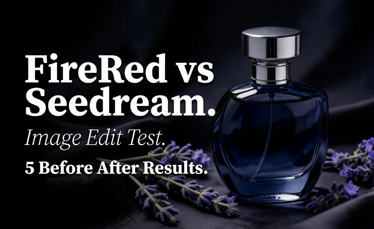 FireRed Image Edit vs Seedream V5 Lite before and after comparison cover