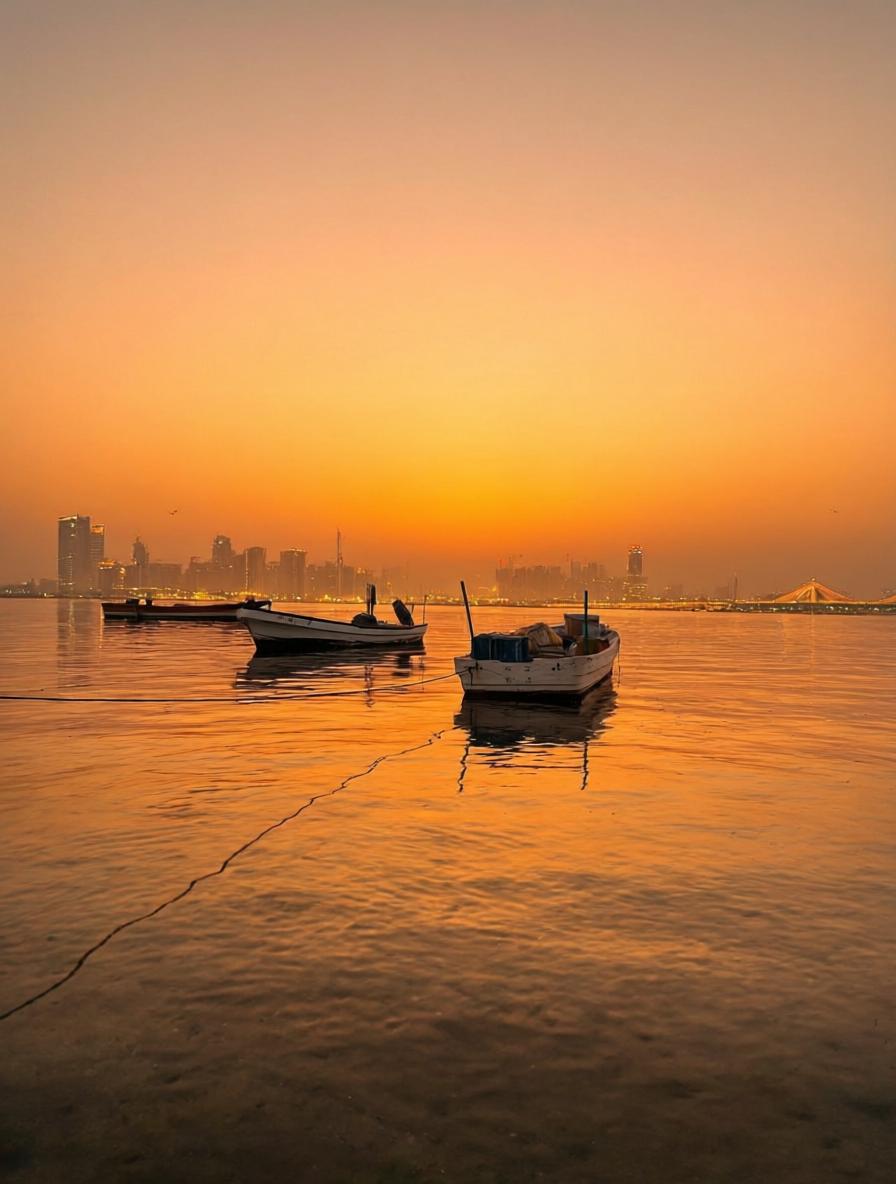 FireRed Image Edit 1.1 golden hour seascape result