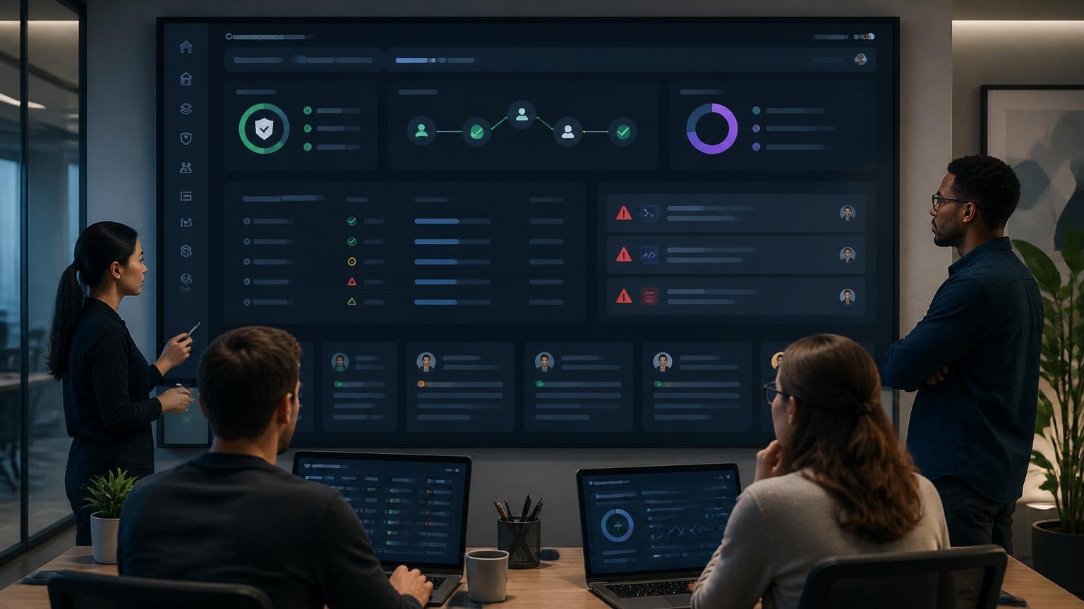 AI agent guardrails dashboard for business workflows