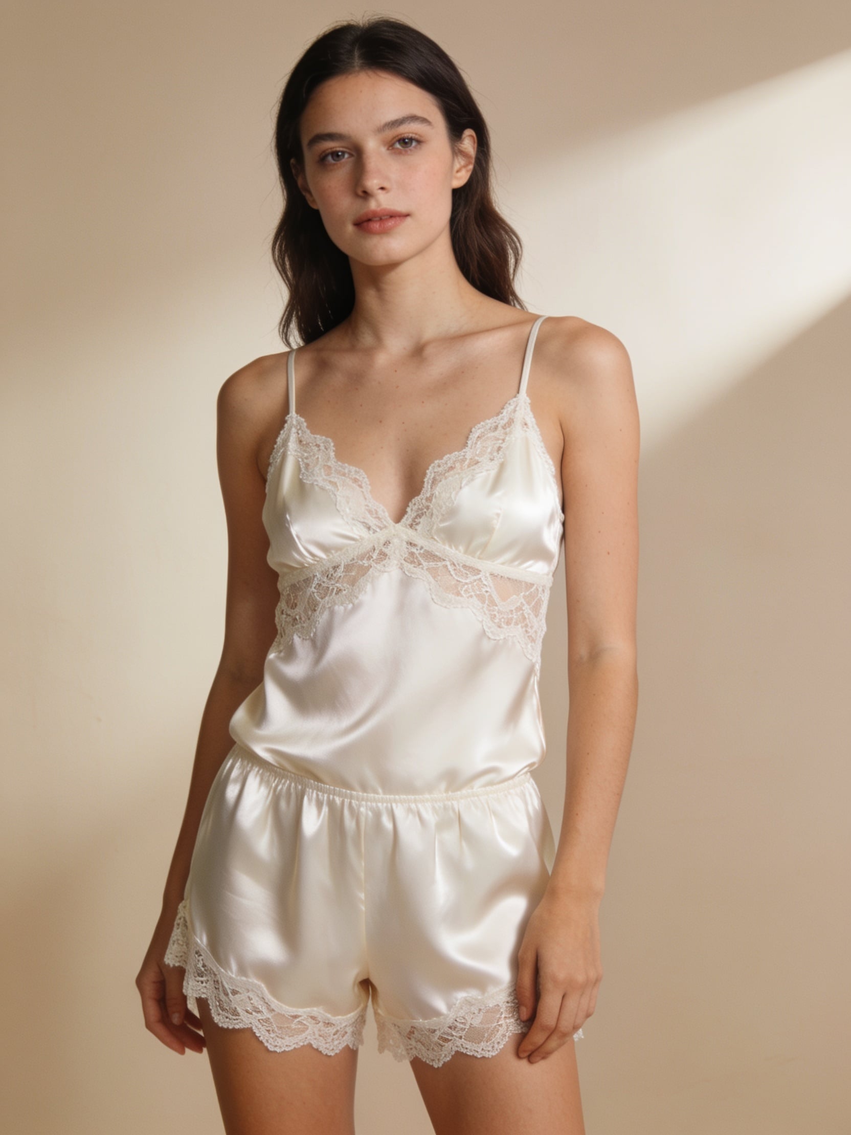 Lingerie product photography prompt studio hero by Seedream V4.5 Uncensored