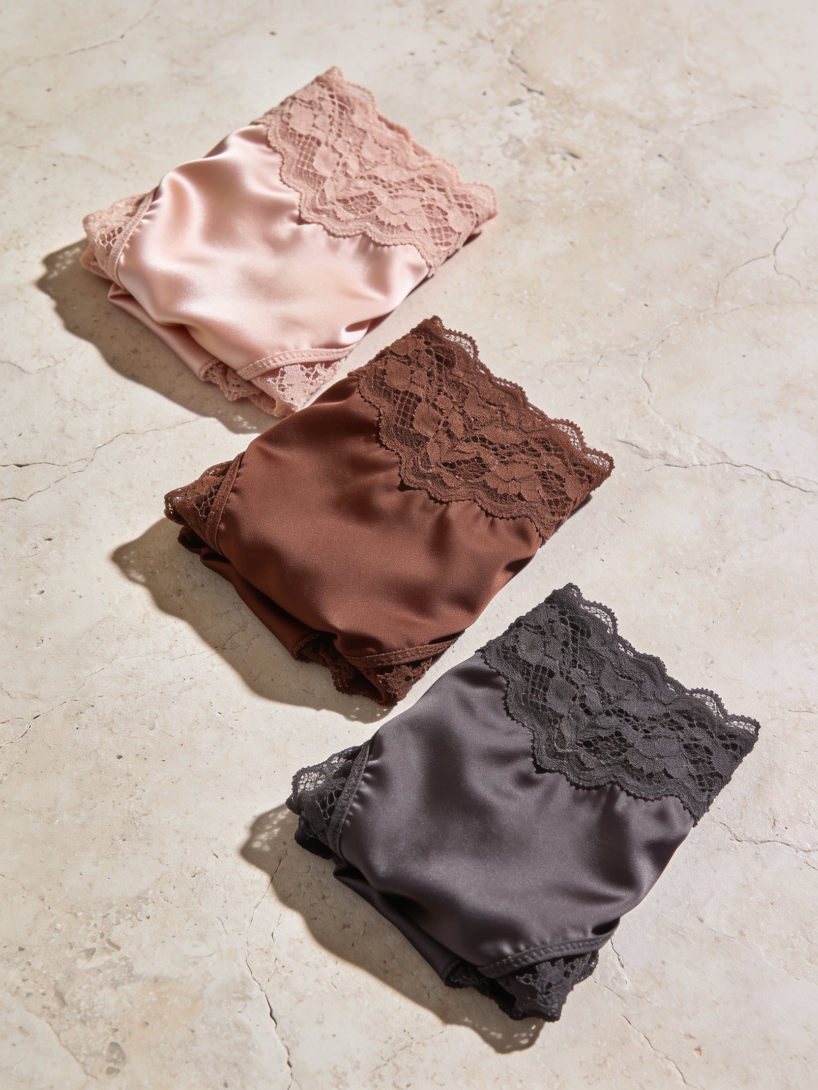 Lingerie product photography prompt colorway lineup