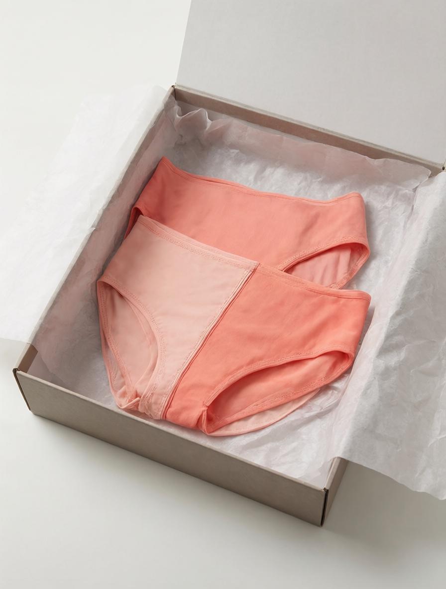 Underwear flat lay after gift bundle edit