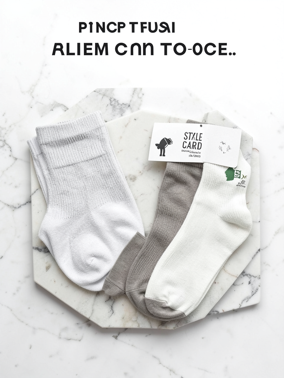 Catalog friendly hosiery flat lay for intimate apparel ecommerce
