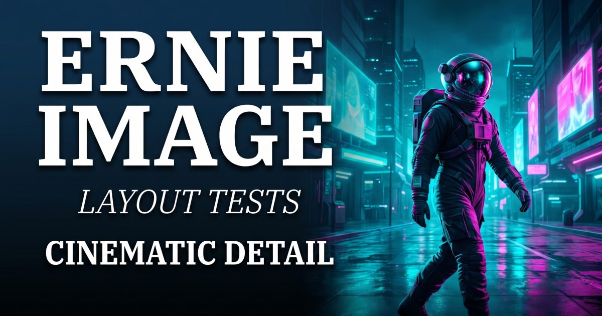 ERNIE-Image Review: 3 Smart Layout Tests